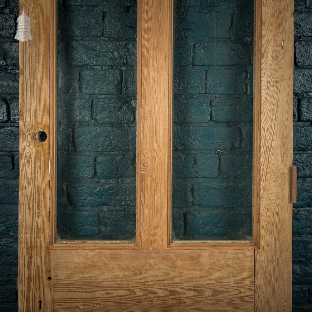 Glazed Pine Door, 4 Panel