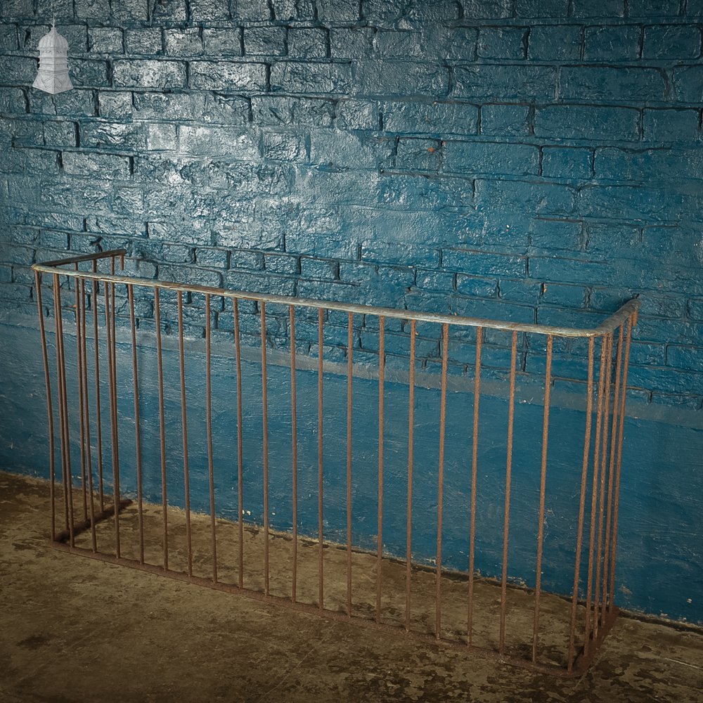 Antique Wrought Iron and Brass Nursery Fireguard