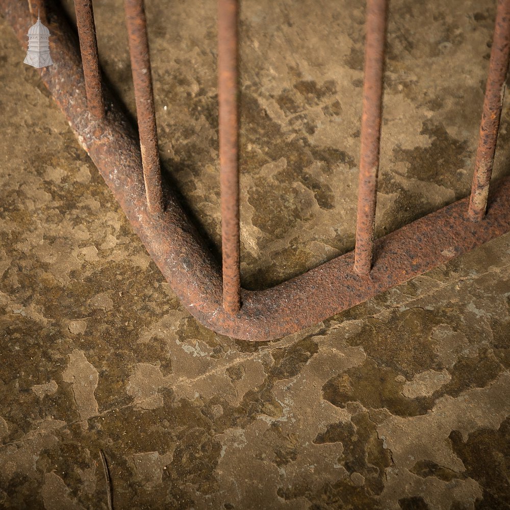 Antique Wrought Iron and Brass Nursery Fireguard