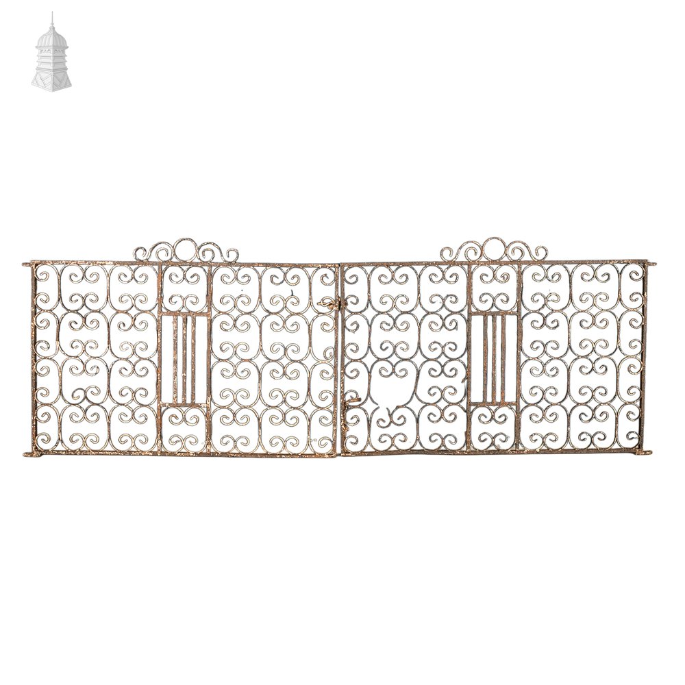 Scrollwork Driveway Gates, Victorian Wrought Iron
