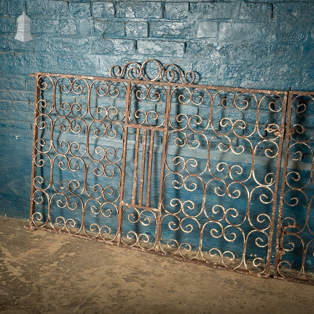Scrollwork Driveway Gates, Victorian Wrought Iron