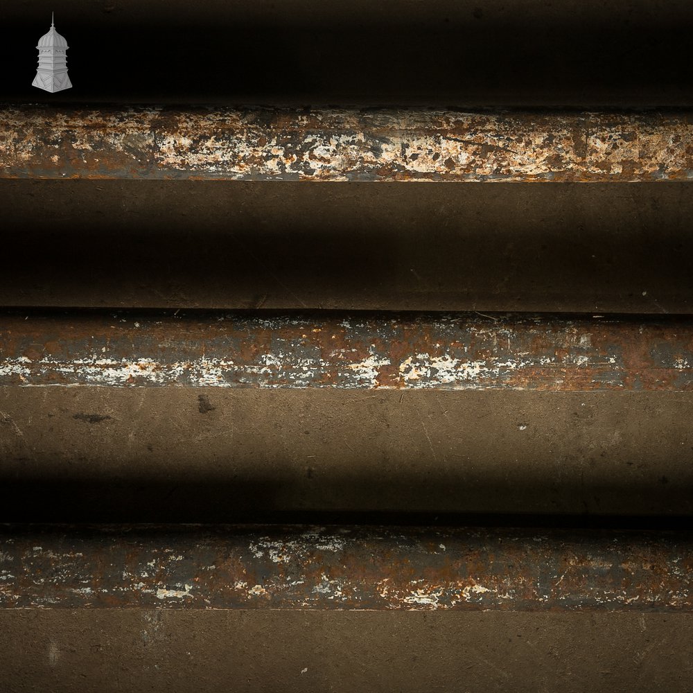 Cast Iron Pillars, 9 ft Tall - Columns Stanchions - Set of 5