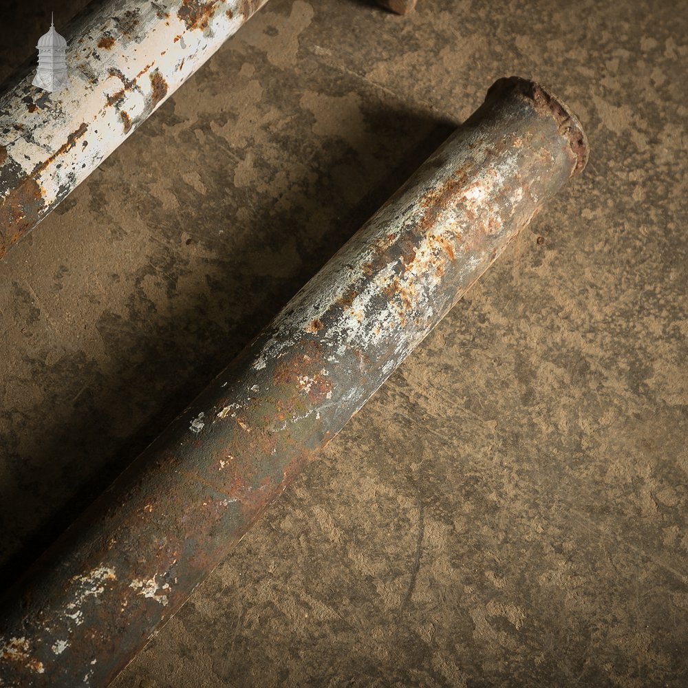 Cast Iron Pillars, 9 ft Tall - Columns Stanchions - Set of 5