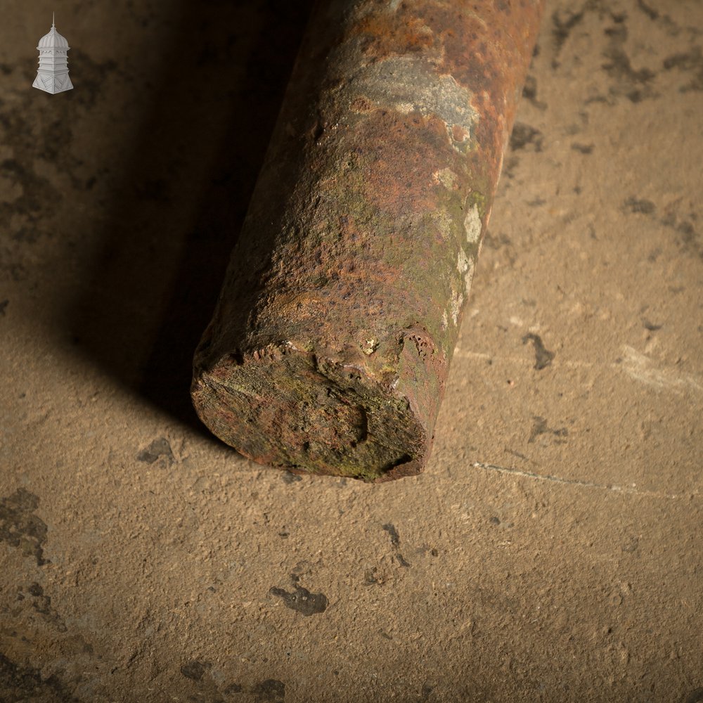 Cast Iron Pillars, 9 ft Tall - Columns Stanchions - Set of 5