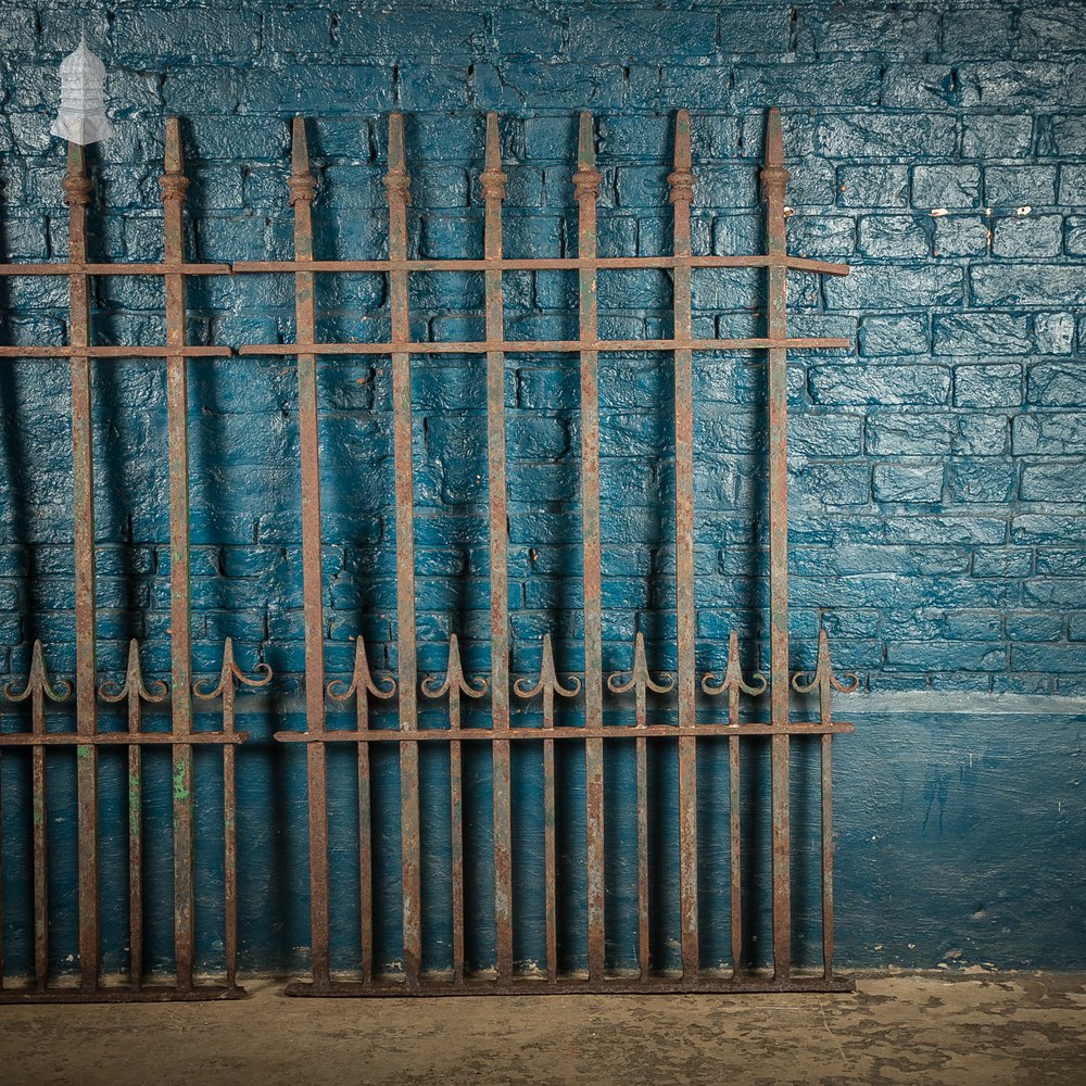 Wrought Iron Railing, Set of 2