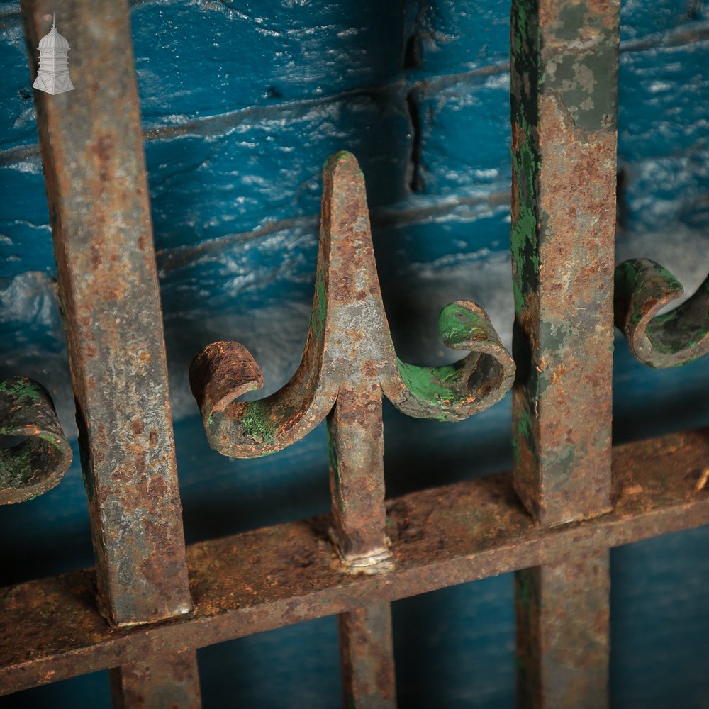 Wrought Iron Railing, Set of 2