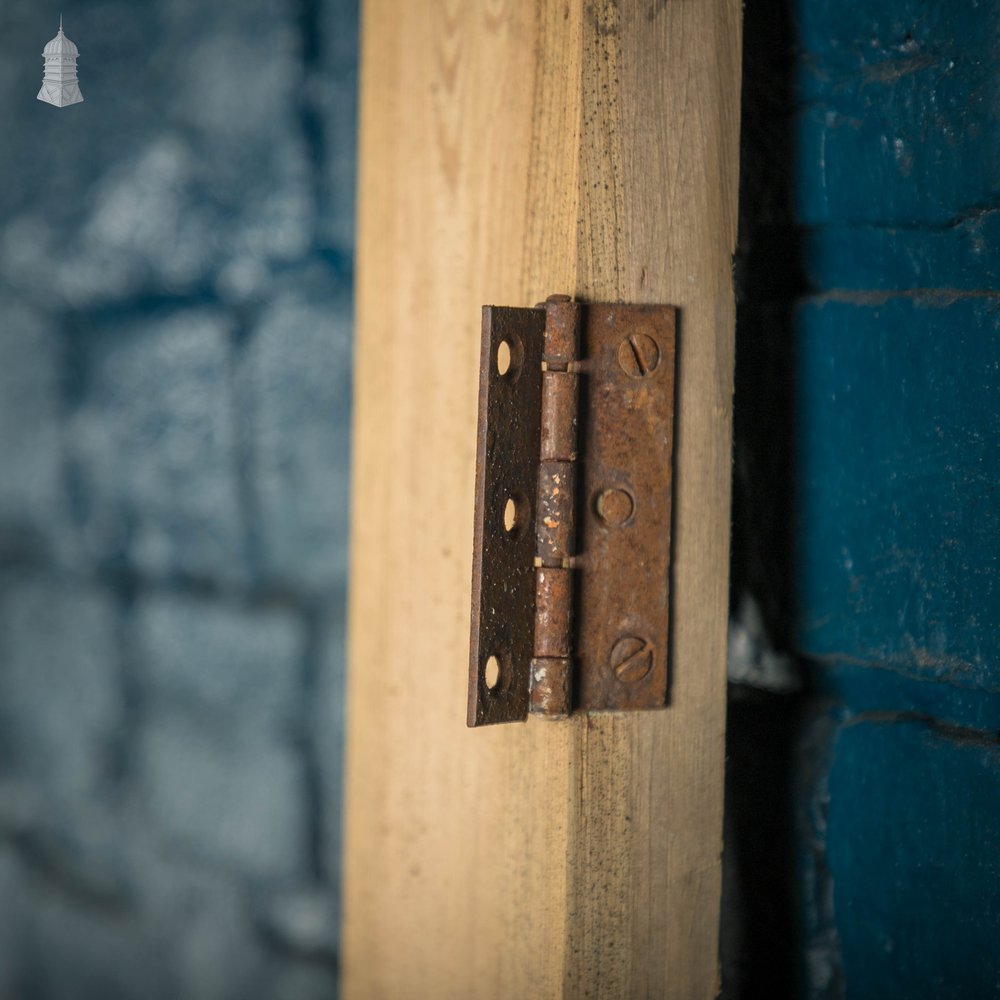 Half Glazed Door, 19th C Pine 3 Panel