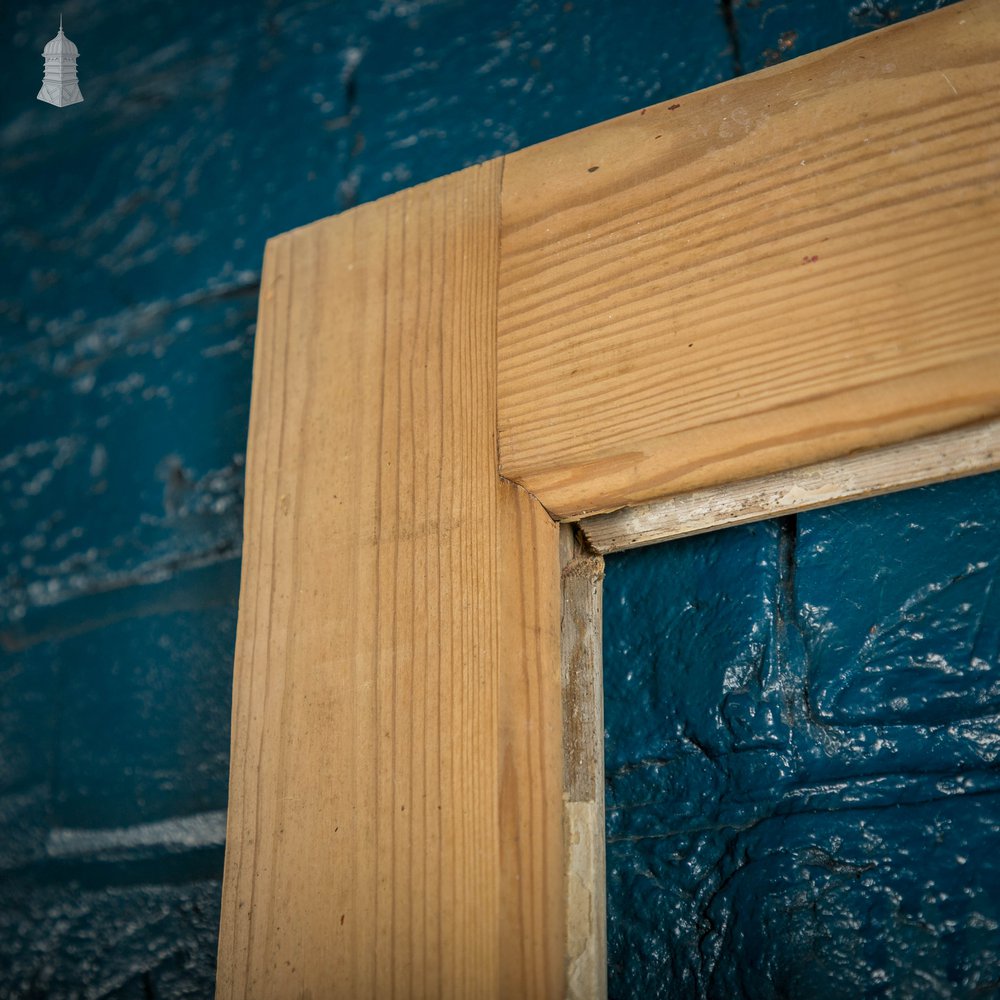 Half Glazed Door, 19th C Pine 3 Panel