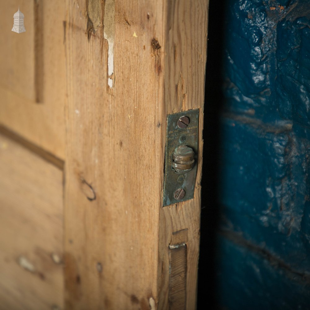 Pine Paneled Door, 18th C 6 Panel