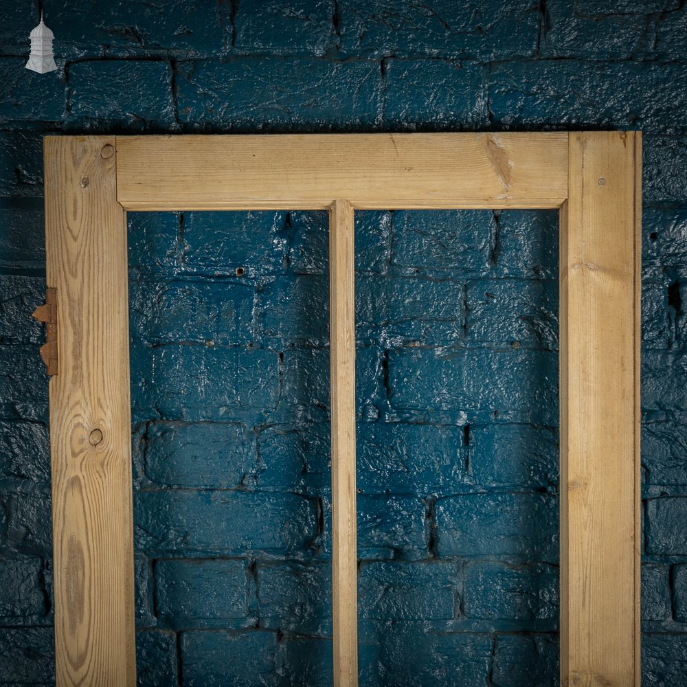 Half Glazed Door, 4 Panel Victorian Pine