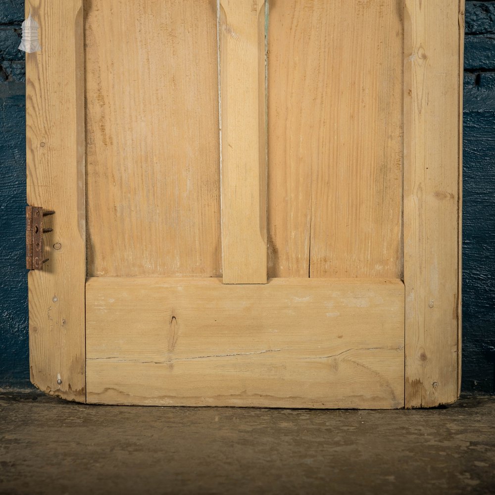 Half Glazed Door, 4 Panel Victorian Pine