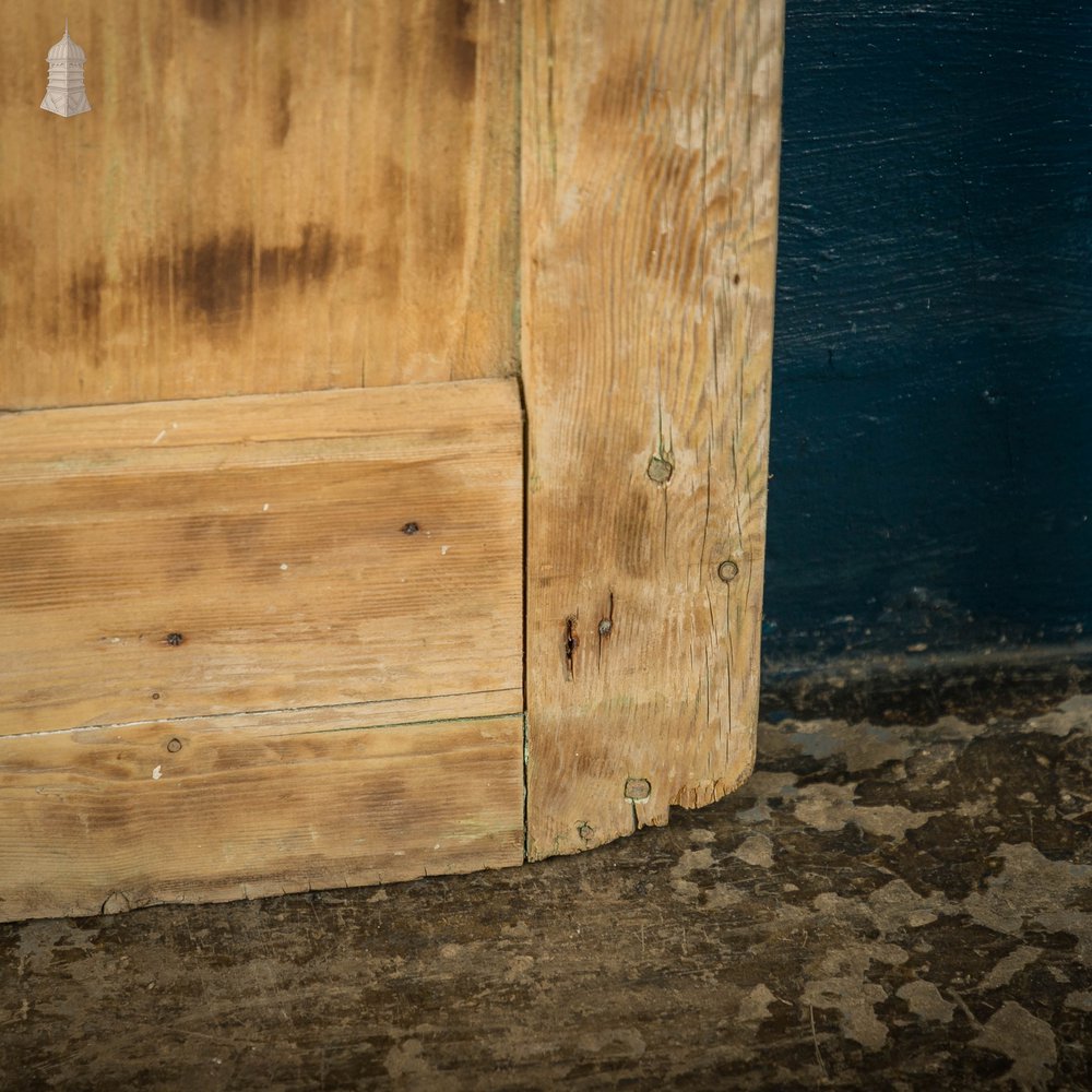 Half Glazed Door, 4 Panel Victorian Pine