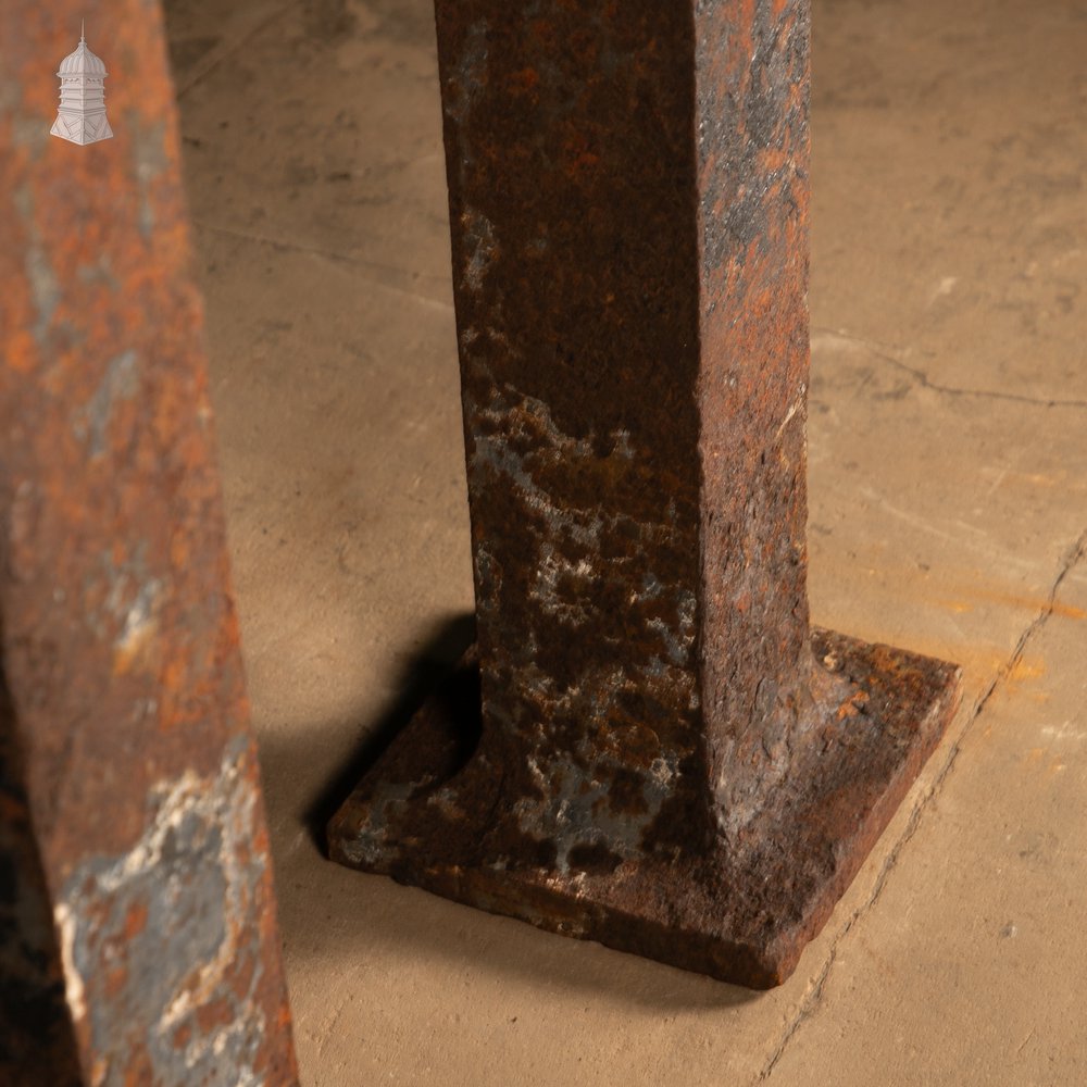 Cast Iron Columns, Pair of Reclaimed Stanchions