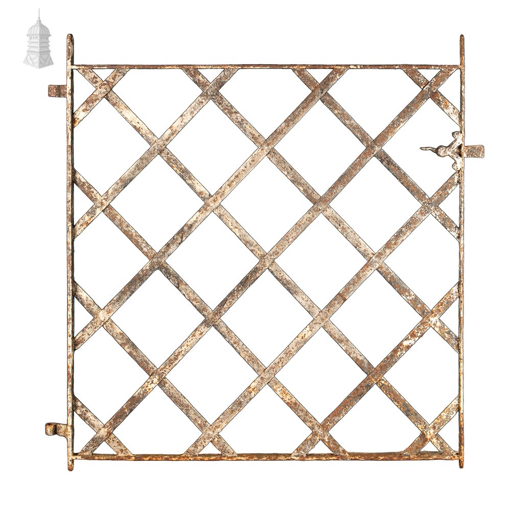 Diamond Lattice Gate, Wrought Iron