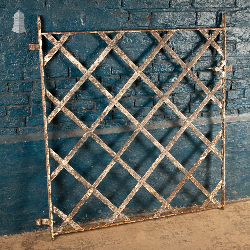 Diamond Lattice Gate, Wrought Iron