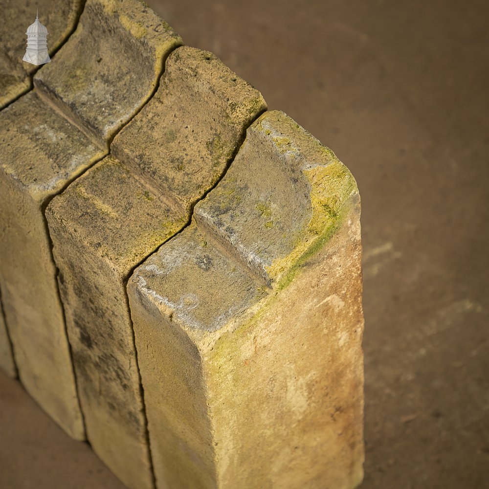 Buff Stepped Header Bricks, Reclaimed