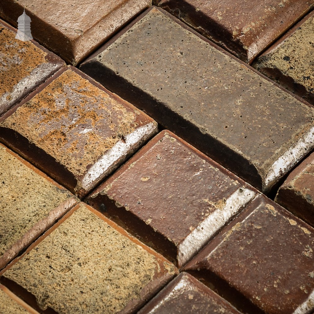 Batch of 790 Salt Glazed Stable Bricks With Distressed Faces – 18 Square Metres