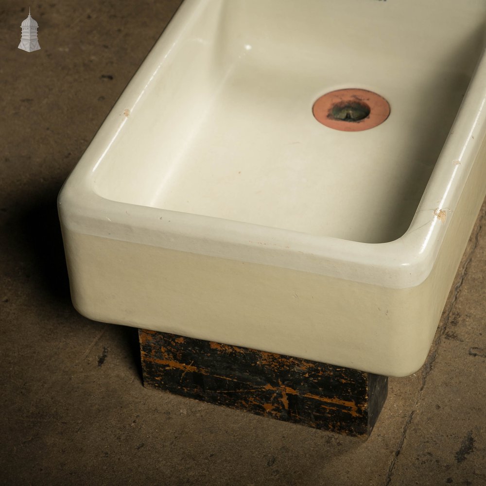 Cane and White Butler Sink