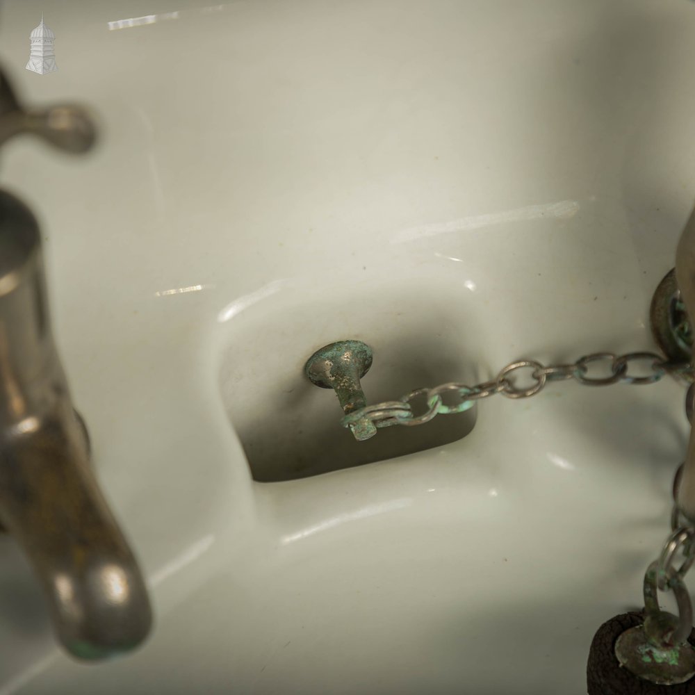 Interlocking Wash Basins, His and Hers Deco Sinks, Pair