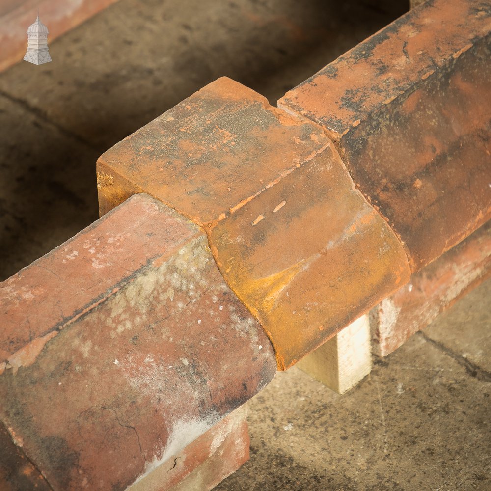 Pair of Large 19th C Red Brick Windows