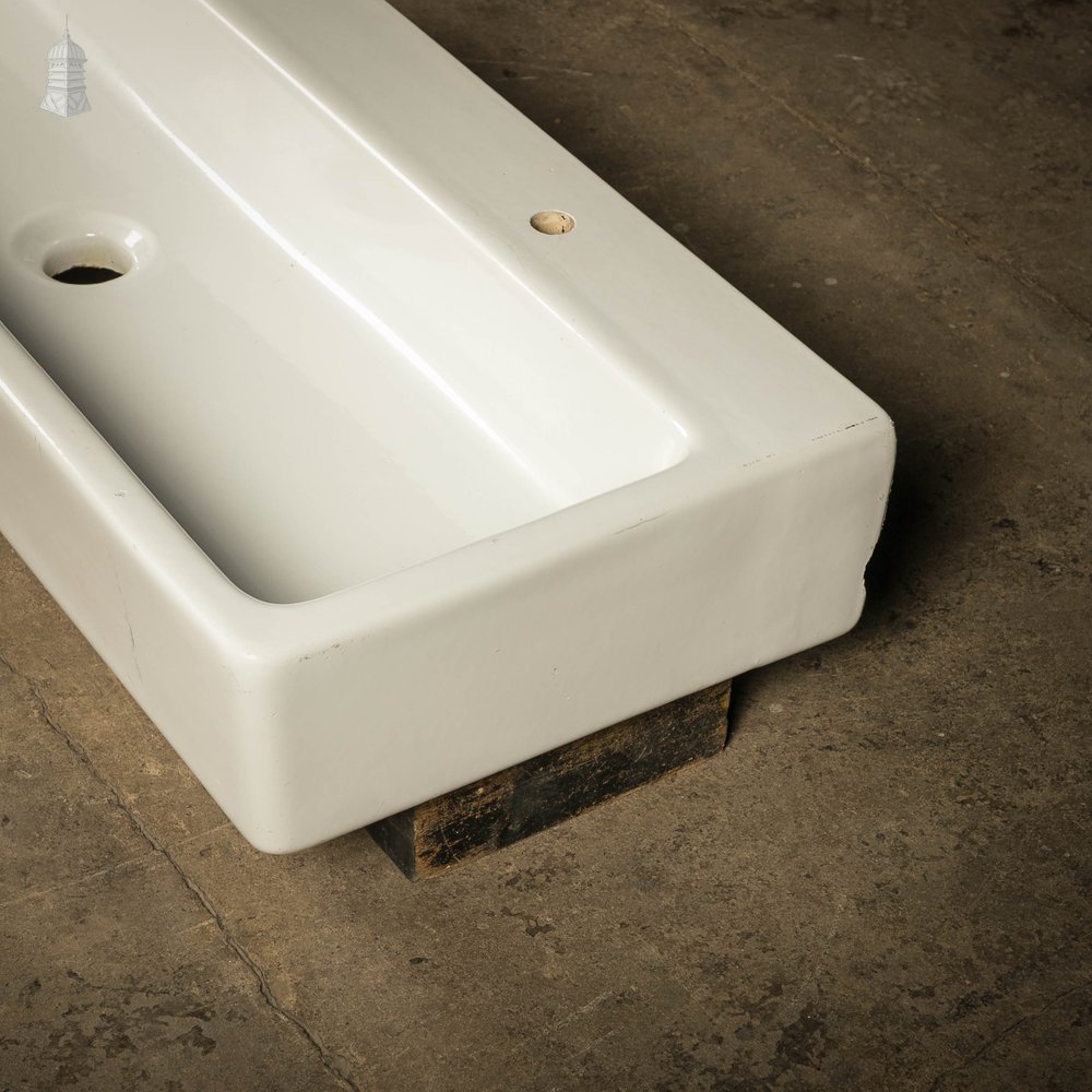 White Trough Sink