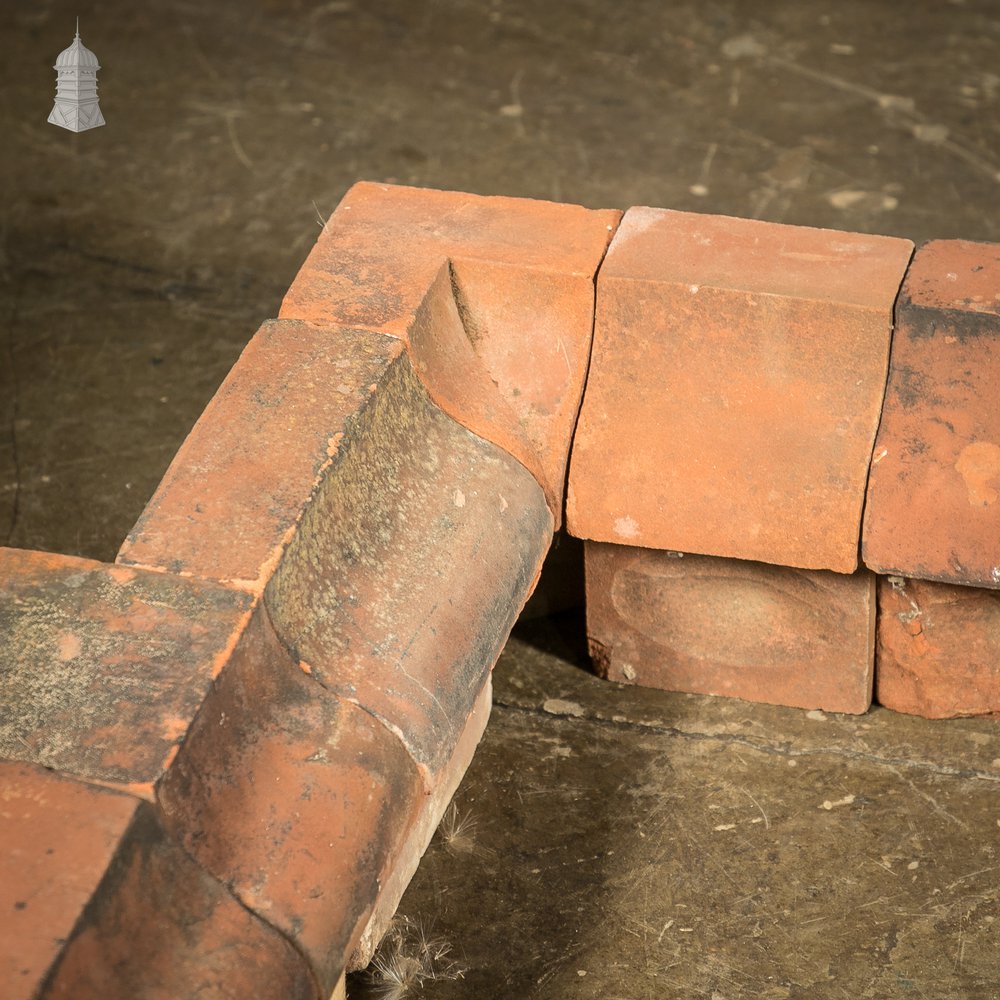 Pair of Large 19th C Red Brick Windows