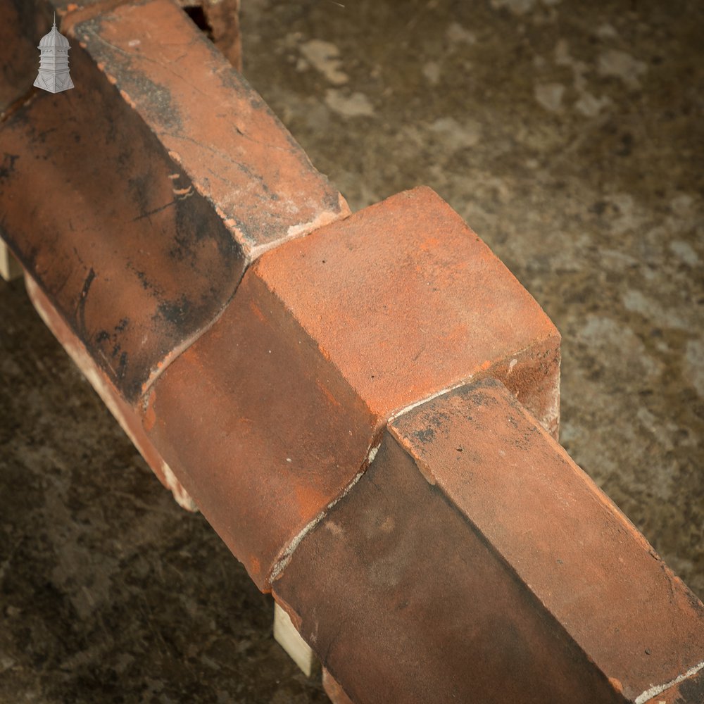 Pair of 19th C Red Brick Windows