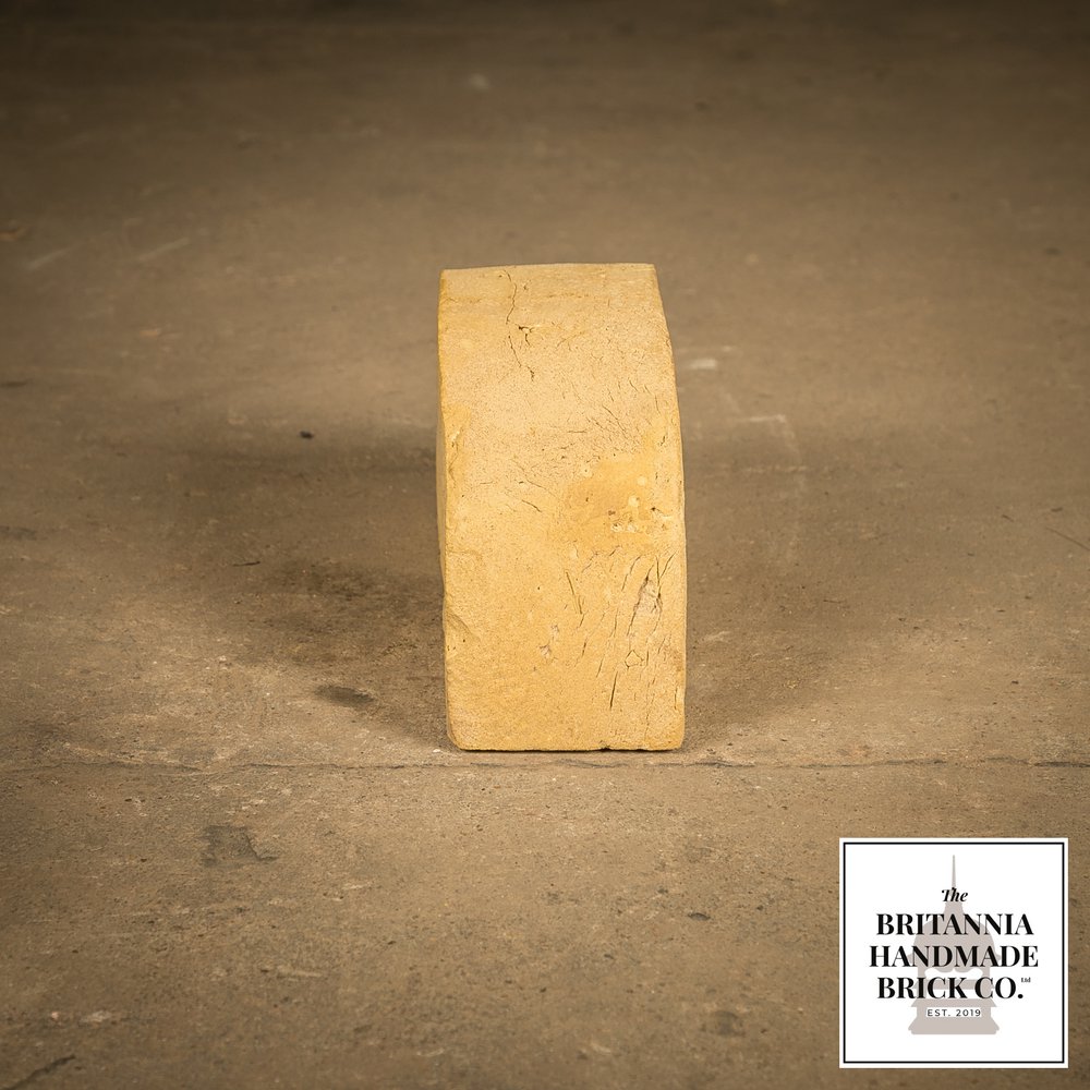 Half Round Handmade Buff Coping Brick, Period Style Wall Copings