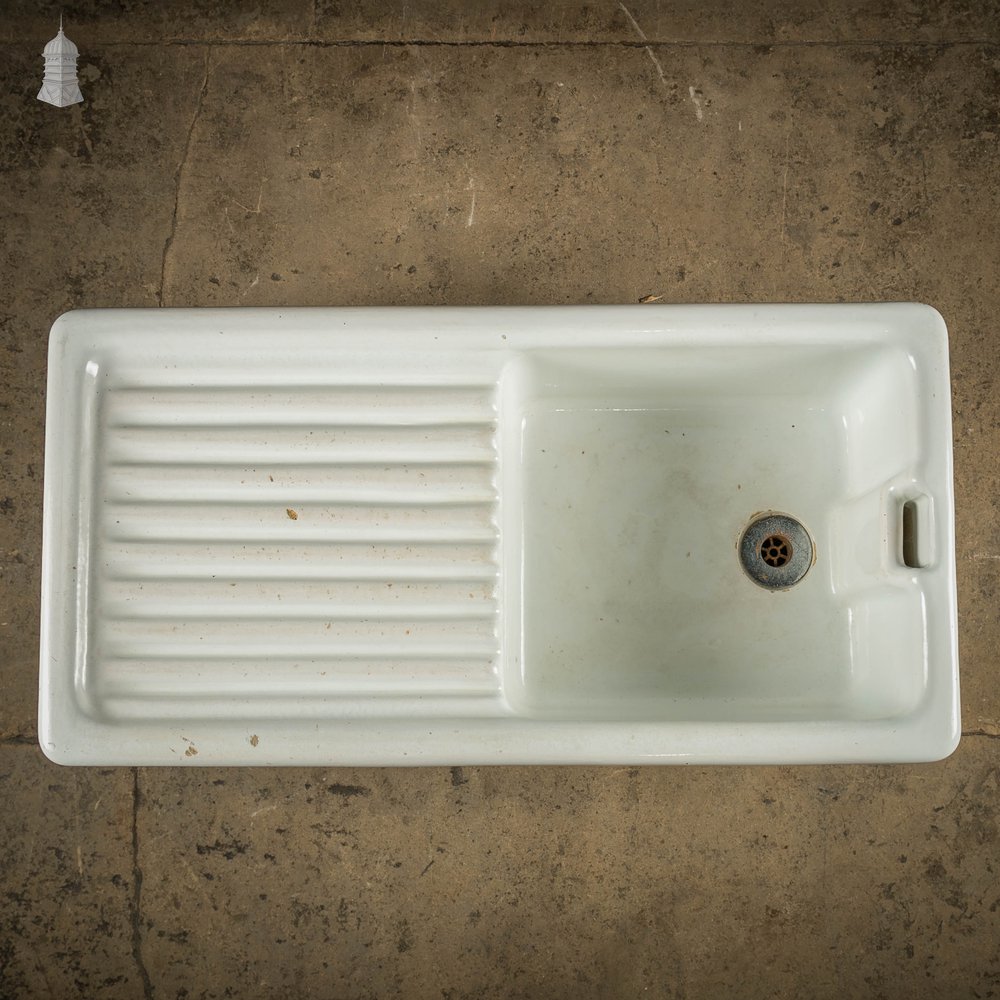 Belfast Drainer Sink White Butler Sink with Draining Board