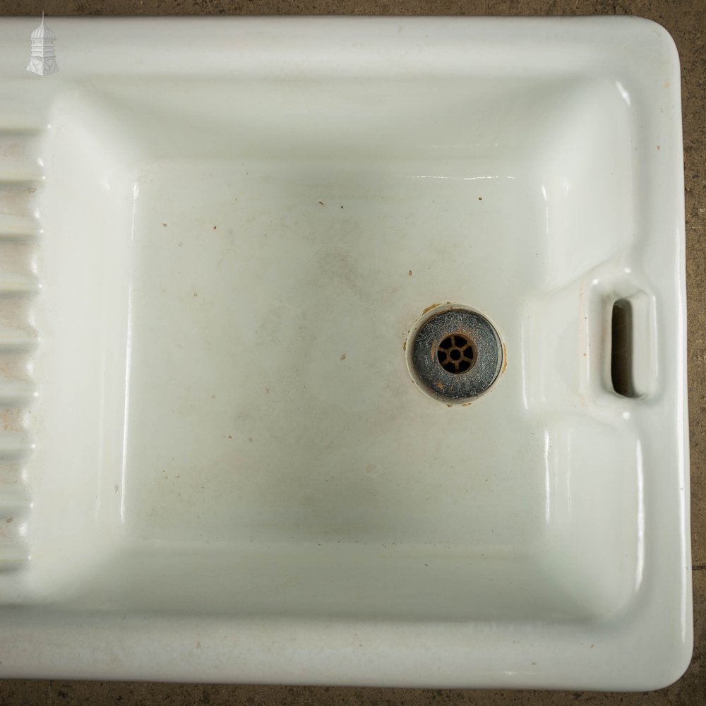 Belfast Drainer Sink White Butler Sink with Draining Board