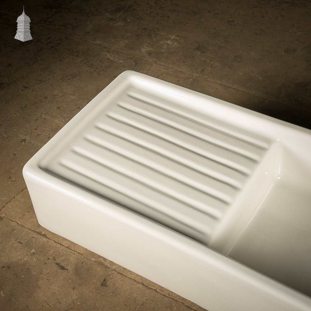 Belfast Sink with Integral Drainer and Weir Overflow