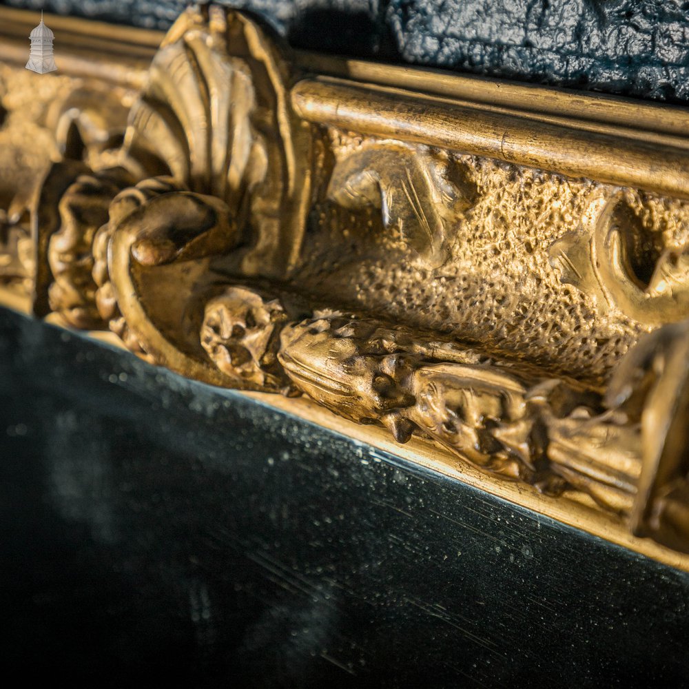 Gilt Framed Mirror, Early 19th C Venetian Carved Wood