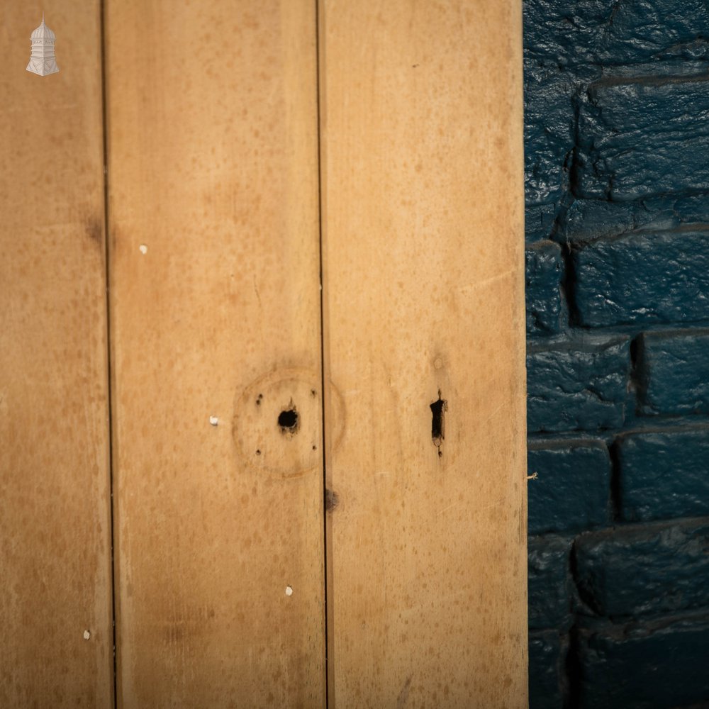 Glazed Pine Door, Edwardian with ‘Figured Rolled Pattern F’ Style Textured Glass