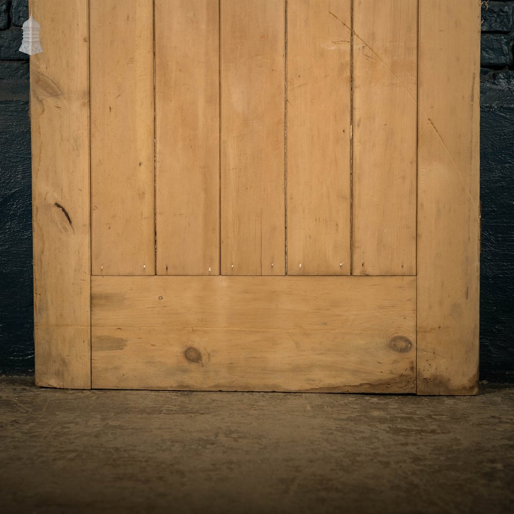 Glazed Pine Door, Edwardian, Bullseye Glass