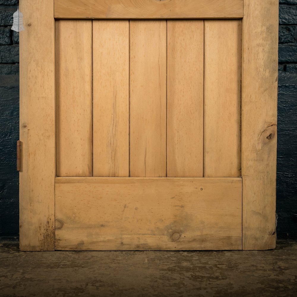 Glazed Pine Door, Edwardian, Bullseye Glass