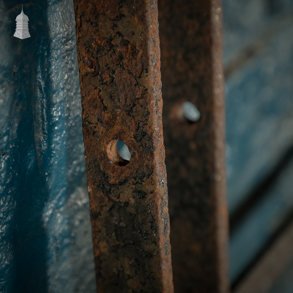 Estate Railings and Gate Set, Reclaimed Wrought Iron Fencing Panels