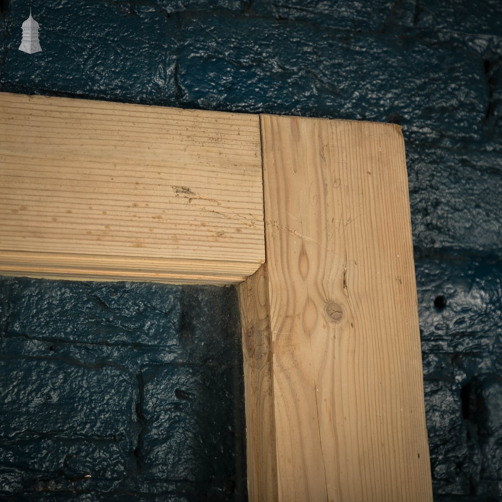 Glazed Pine Door, Framed Plank and Ledge with Glazing