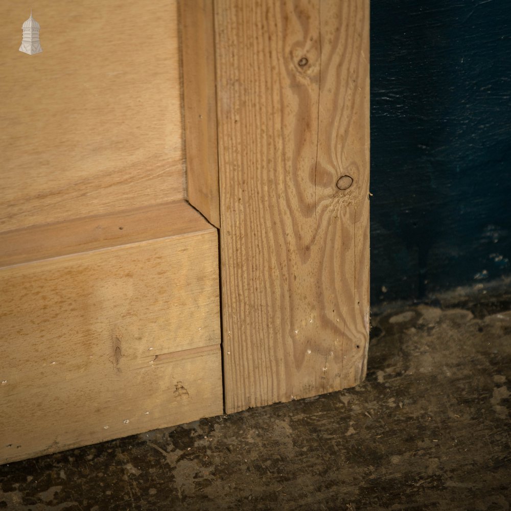 Glazed Pine Door, Framed Plank and Ledge with Glazing