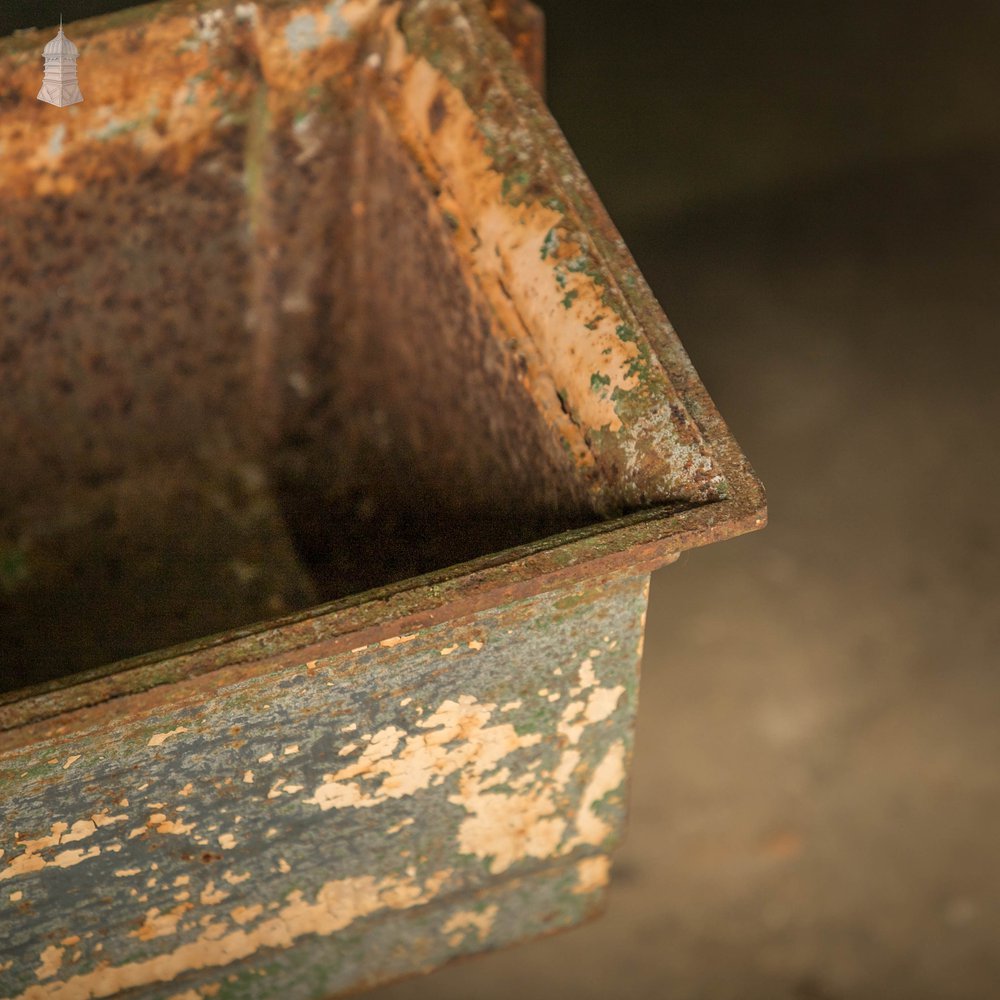 Rainwater Hoppers, Pair of Large Cast Iron Head Boxes