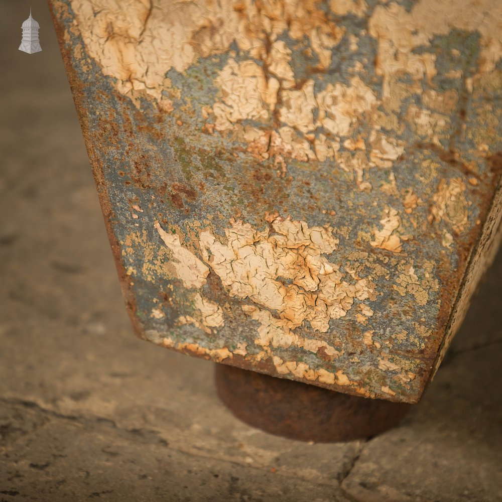 Rainwater Hoppers, Pair of Large Cast Iron Head Boxes