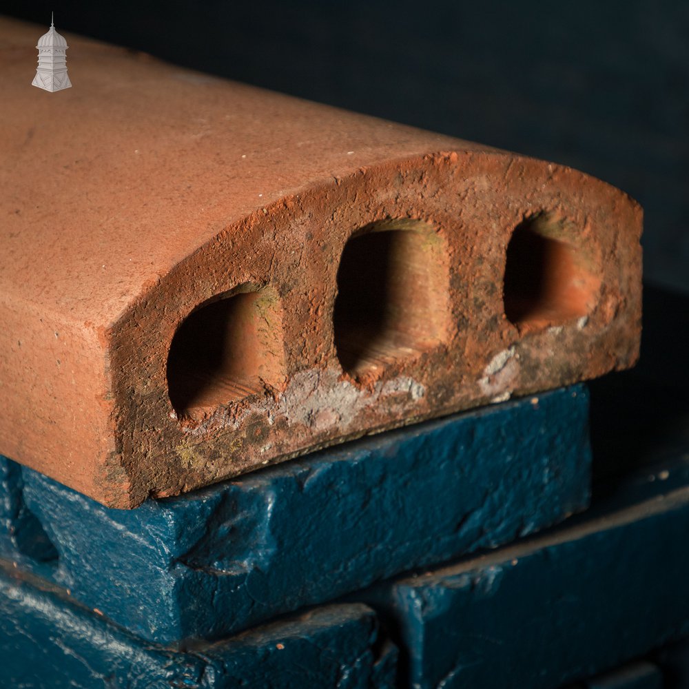 Domed Wall Copings, Terracotta, - A Run of 3.3M
