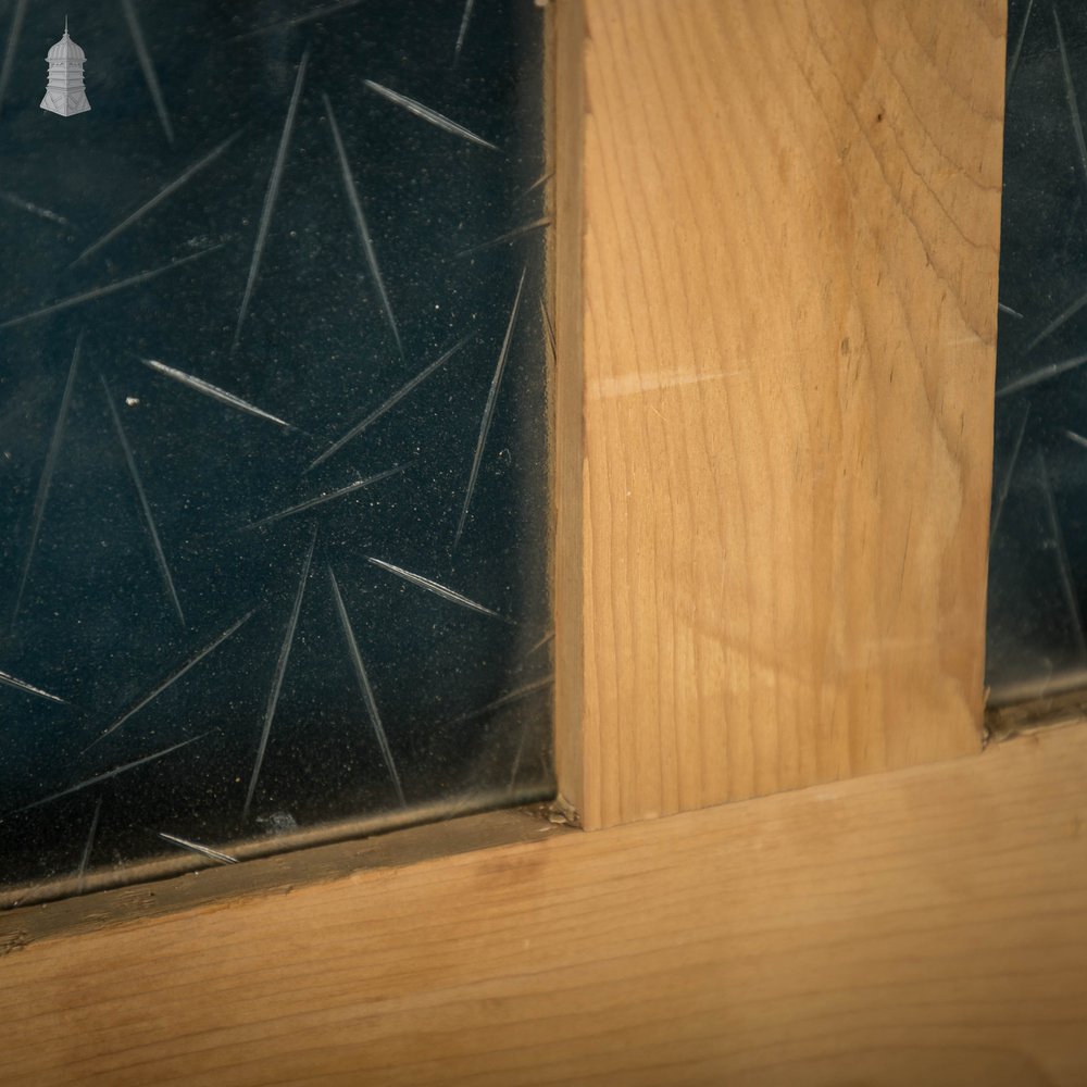 Victorian Glazed Door, Half Glazed with ‘Frostlyte’ Style Textured Glass