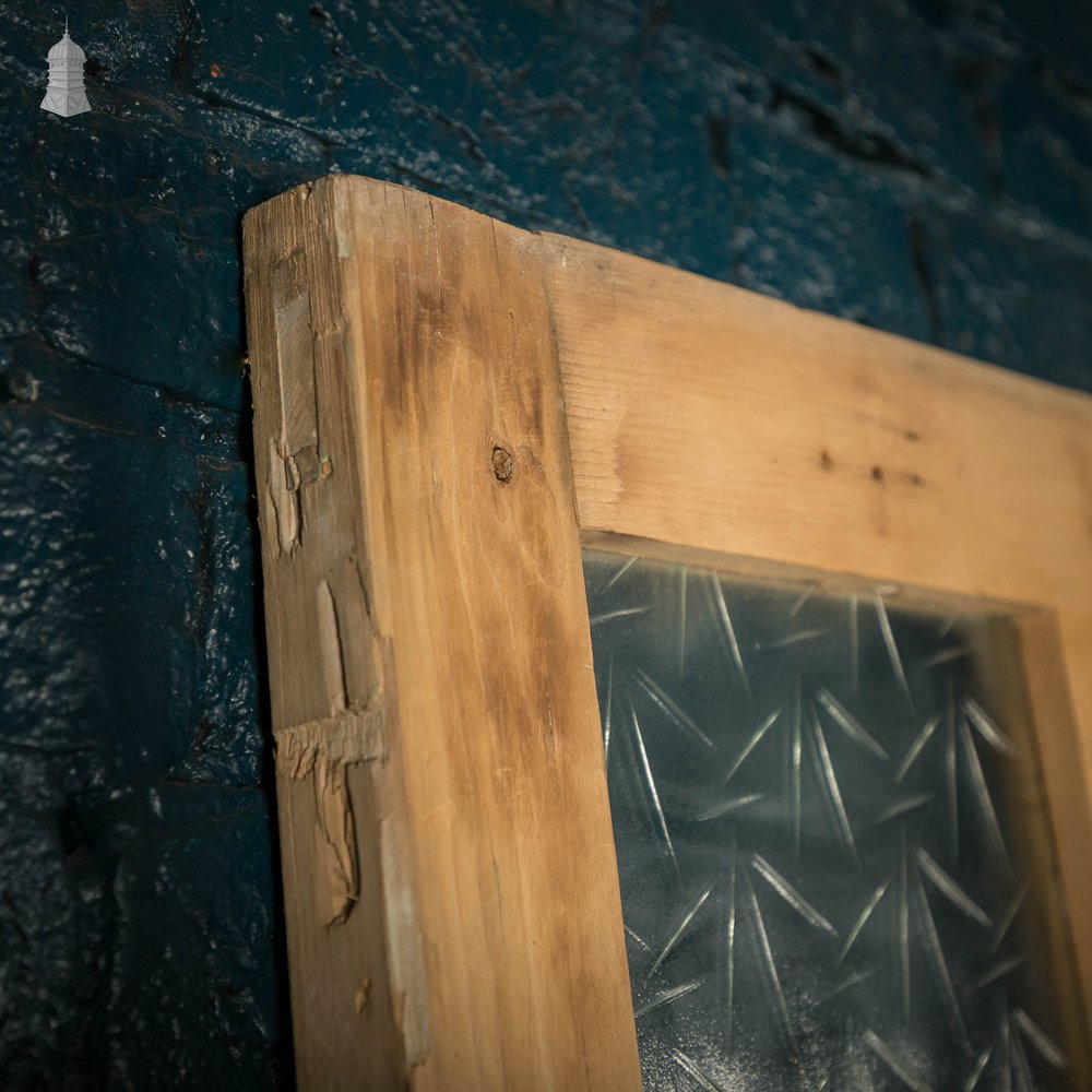 Victorian Glazed Door, Half Glazed with ‘Frostlyte’ Style Textured Glass