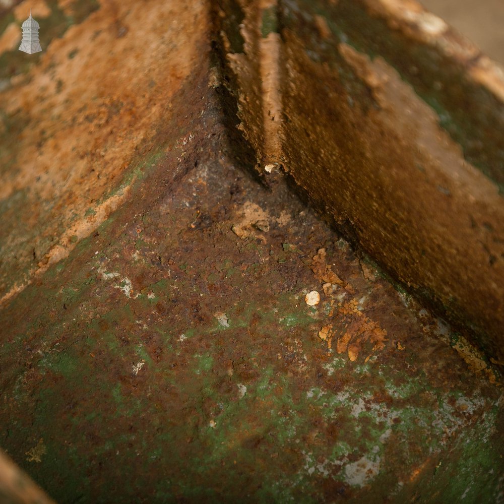 Rainwater Hoppers, Pair of Large Cast Iron Head Boxes