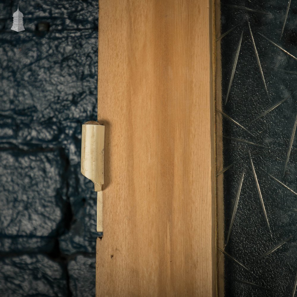 Victorian Glazed Door, Half Glazed with ‘Frostlyte’ Style Textured Glass