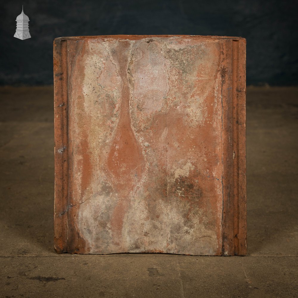 Domed Wall Copings, Terracotta, - A Run of 3.3M