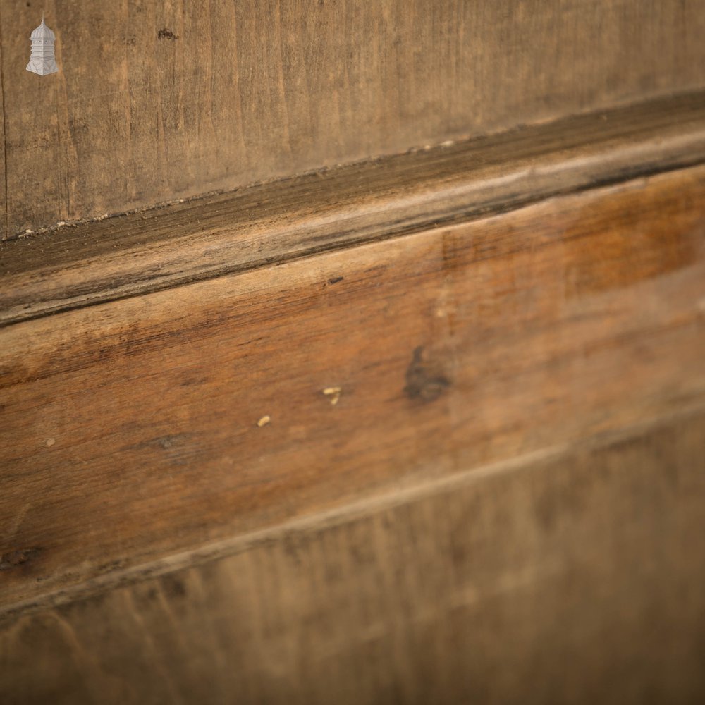 Plank and Ledge Door, 17th C Two Plank Pine Cottage Door