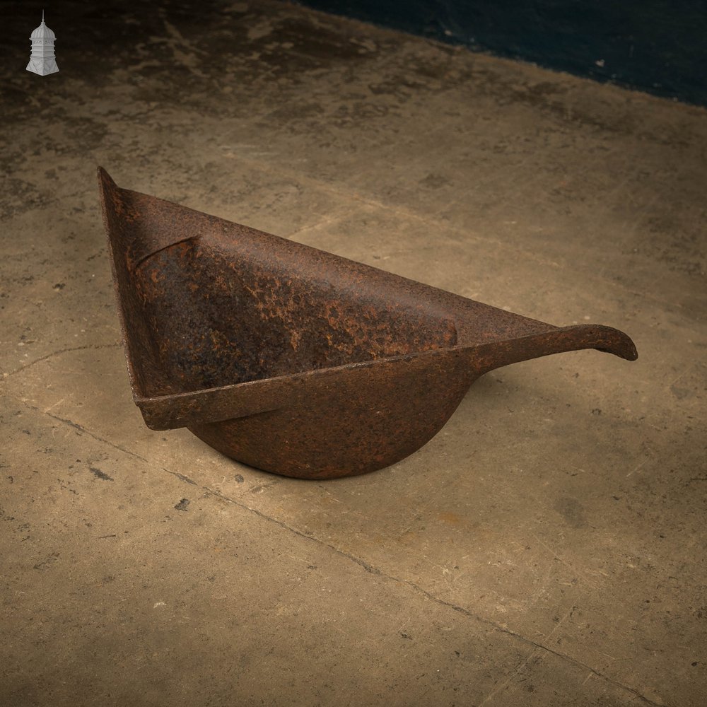 Equine Corner Trough, 19th C Cast Iron