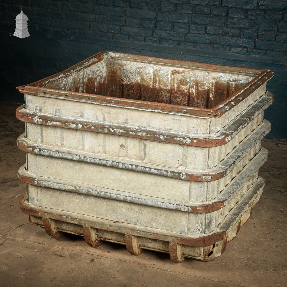 Reclaimed Military Parachute Supply Crate | Distressed Industrial Planter & Prop Piece