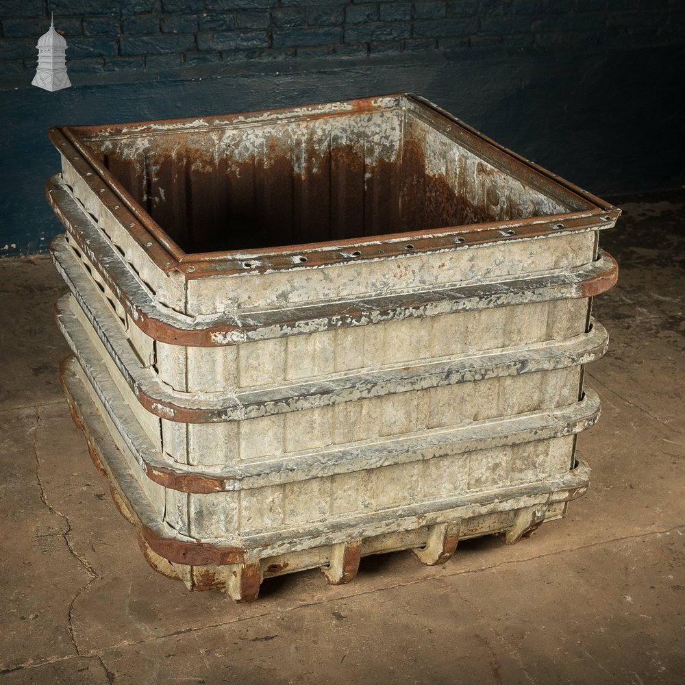 Reclaimed Military Parachute Supply Crate | Distressed Industrial Planter & Prop Piece